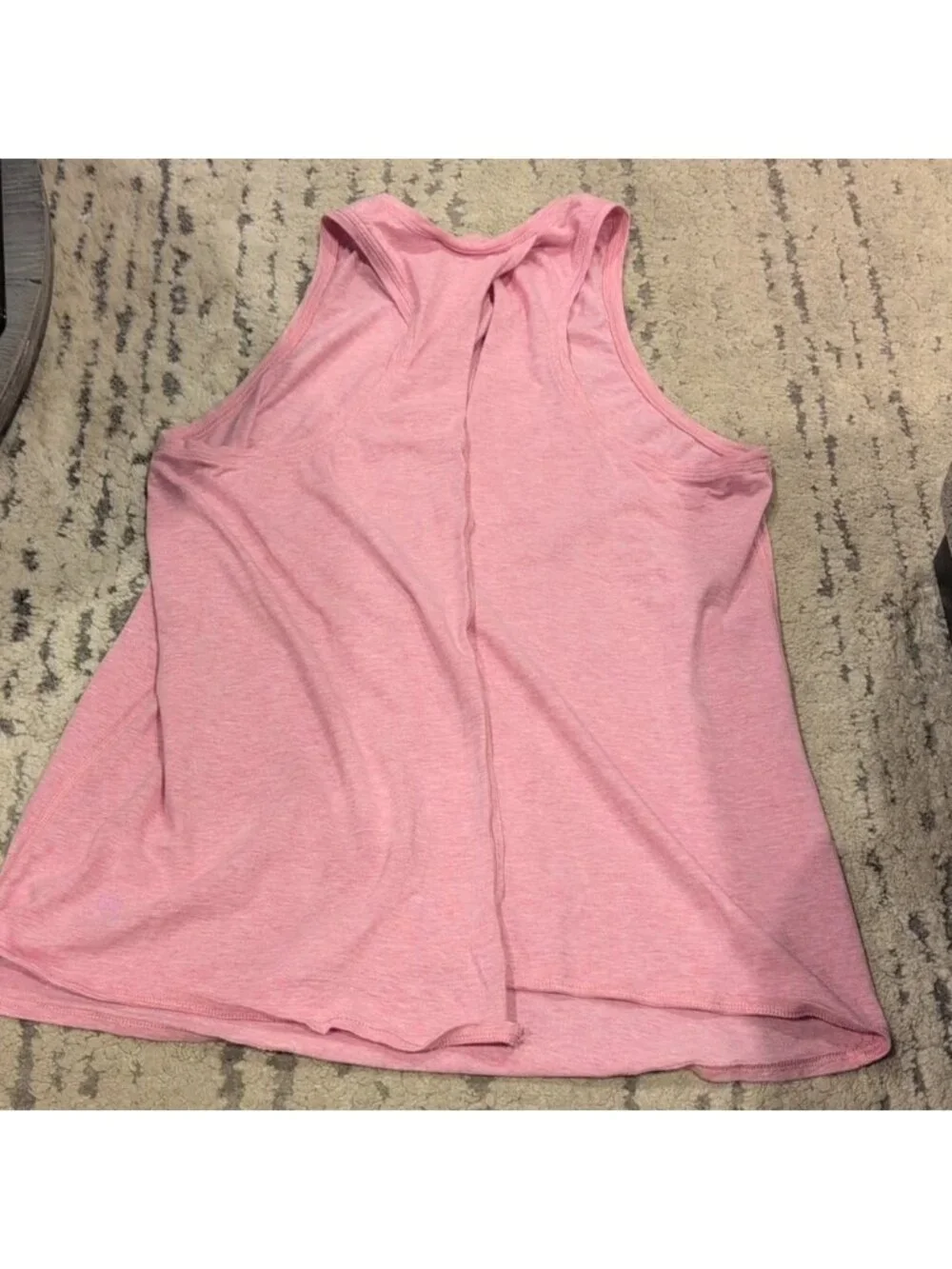 Lululemon All Tied Up Tank Heathered Vintage Pink